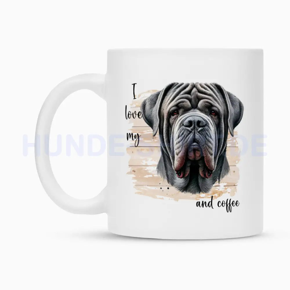 Tasse "Mastino - I love..." – hunde-shirt.de