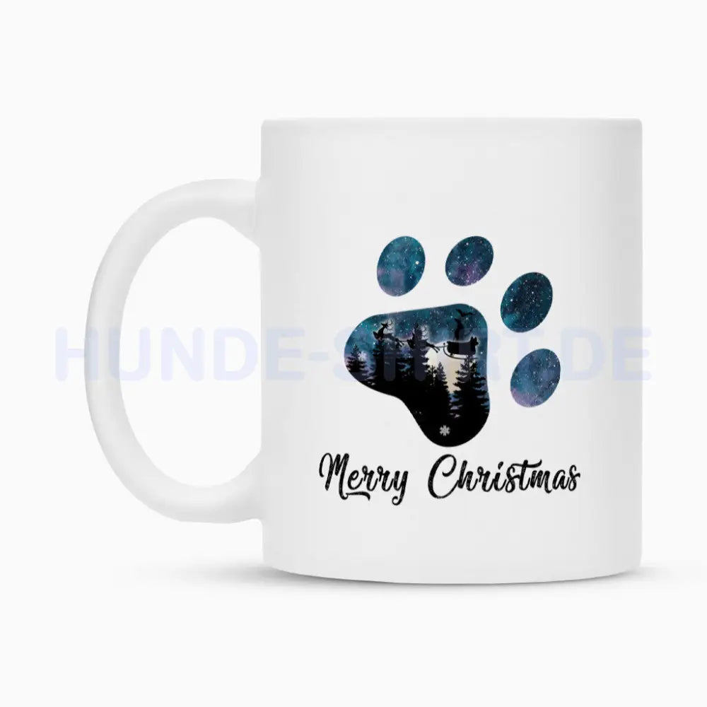 Tasse "Merry Christmas PAW" – hunde-shirt.de