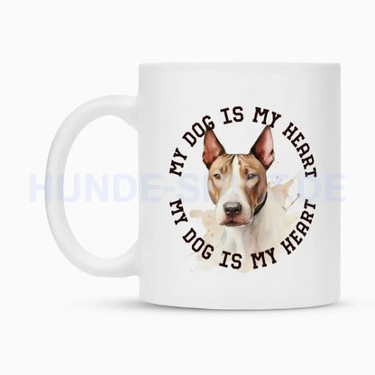 Tasse "Miniature Bullterrier HEART" – hunde-shirt.de