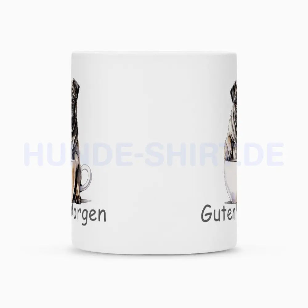 Tasse "Mops - Guten Morgen" – hunde-shirt.de