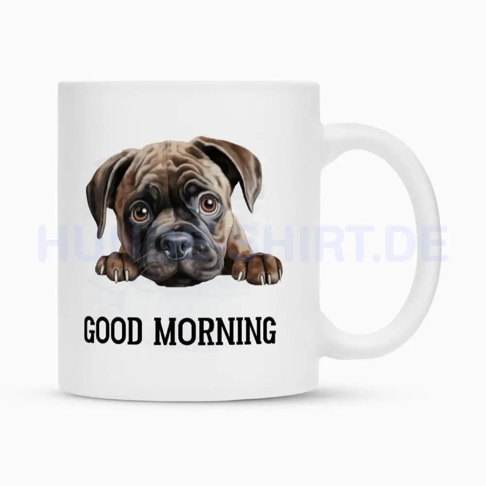 Tasse "OEB - Good Morning" Weiß – hunde-shirt.de