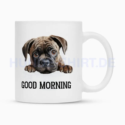 Tasse "OEB - Good Morning" Weiß – hunde-shirt.de