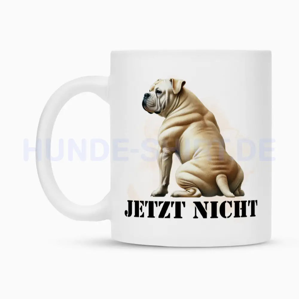 Tasse "OEB ( hell ) - JETZT NICHT" – hunde-shirt.de