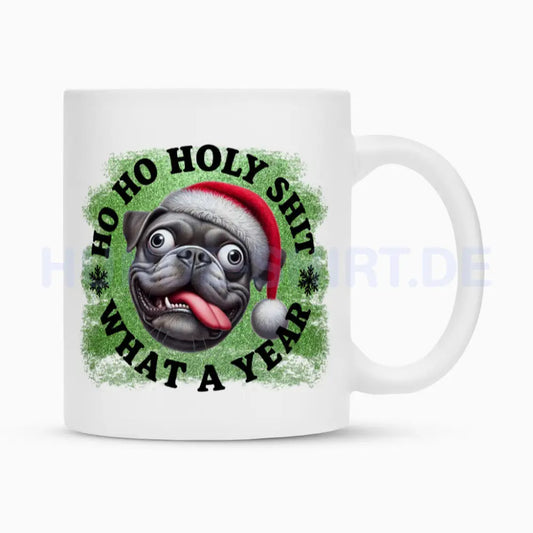 Tasse "OEB - HO HO..." Weiß – hunde-shirt.de