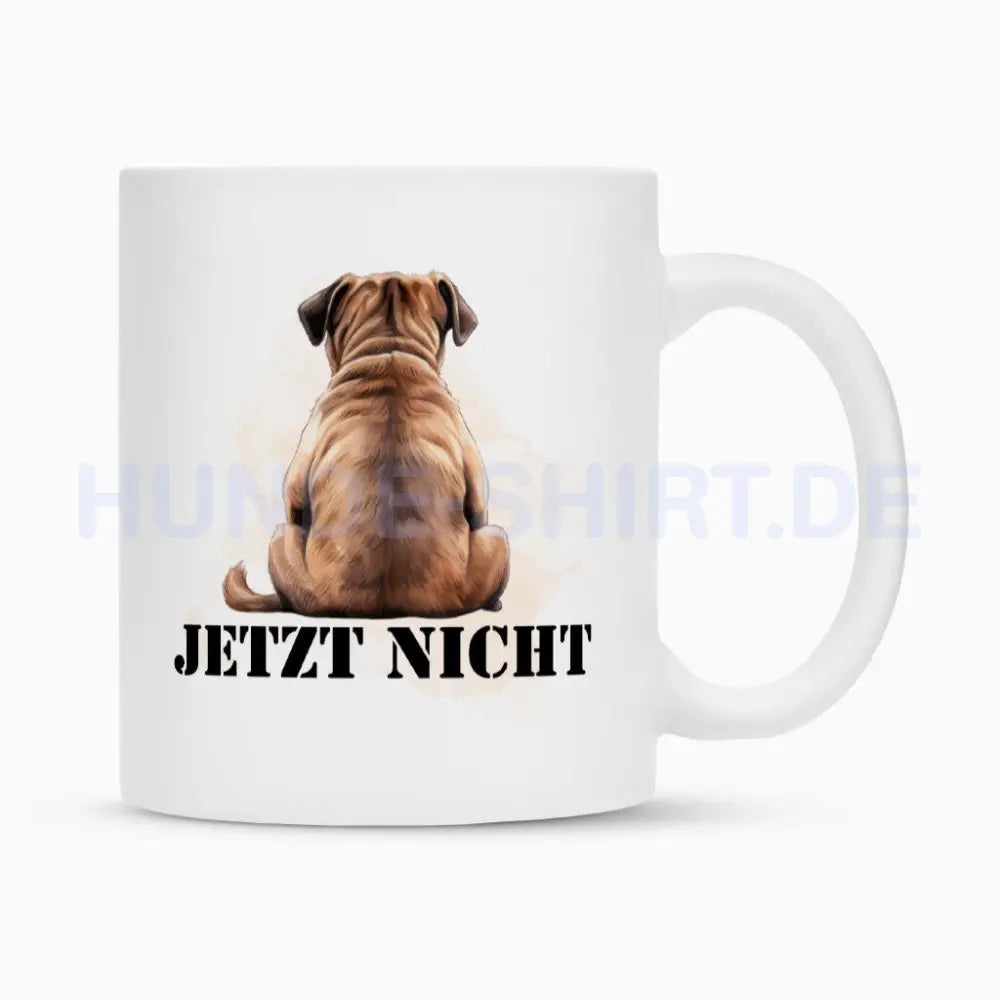 Tasse "OEB - JETZT NICHT" Weiß – hunde-shirt.de