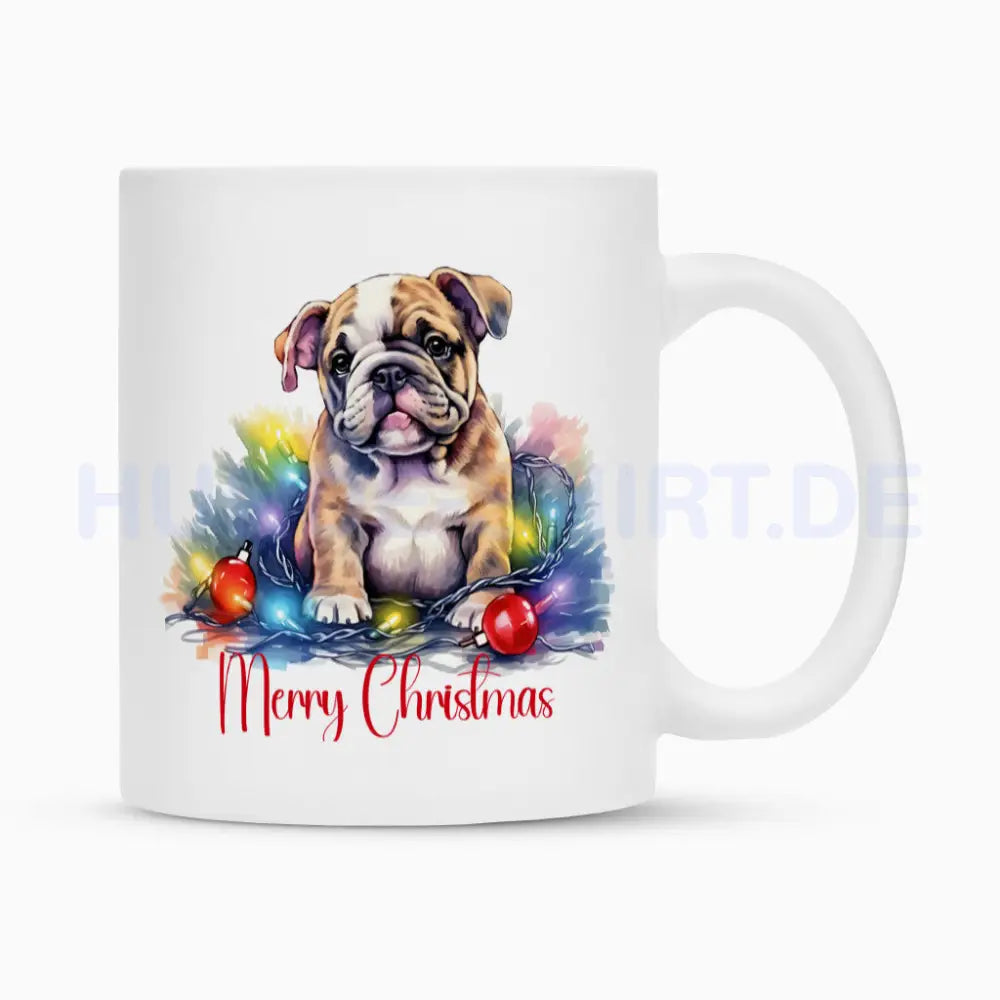 Tasse "OEB - Merry Christmas" Weiß – hunde-shirt.de