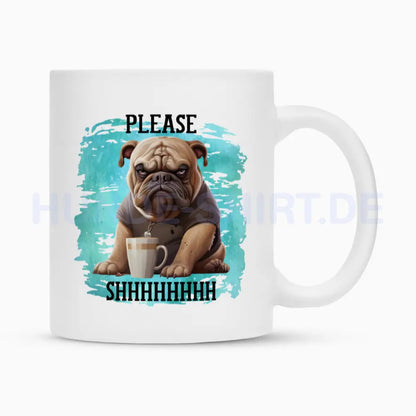 Tasse "OEB - Please..." Weiß – hunde-shirt.de