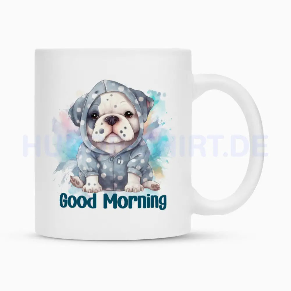 Tasse "OEB Puppy - Good Morning" Weiß – hunde-shirt.de