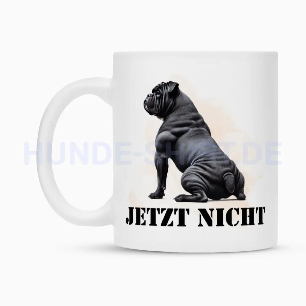 Tasse "OEB ( schwarz ) - JETZT NICHT" – hunde-shirt.de