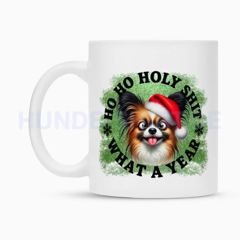 Tasse "Papillon - HO HO..." – hunde-shirt.de