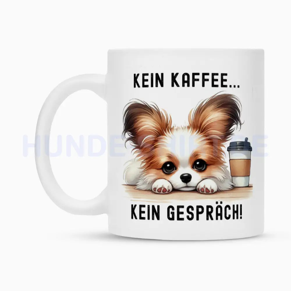 Tasse "Papillon - Kein Kaffee..." – hunde-shirt.de