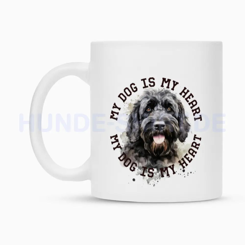 Tasse "Portugiesischer Wasserhund HEART" – hunde-shirt.de