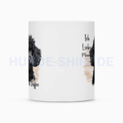 Tasse "Pudel ( schwarz ) - Ich liebe..." – hunde-shirt.de