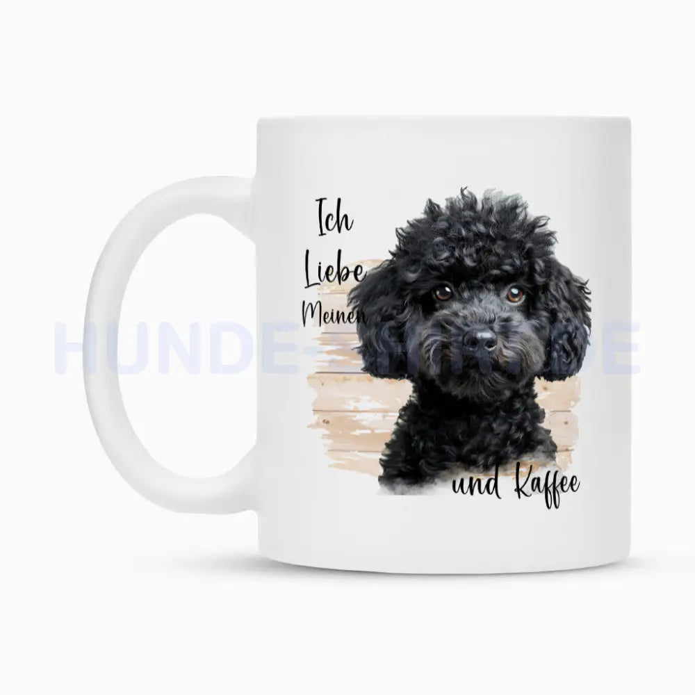 Tasse "Pudel ( schwarz ) - Ich liebe..." – hunde-shirt.de