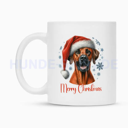 Tasse "Rhodesian Ridgeback - Merry Christmas" – hunde-shirt.de