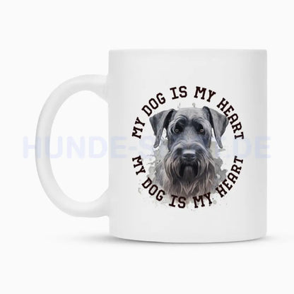 Tasse "Riesenschnauzer HEART" – hunde-shirt.de