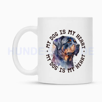 Tasse "Rottweiler HEART" – hunde-shirt.de