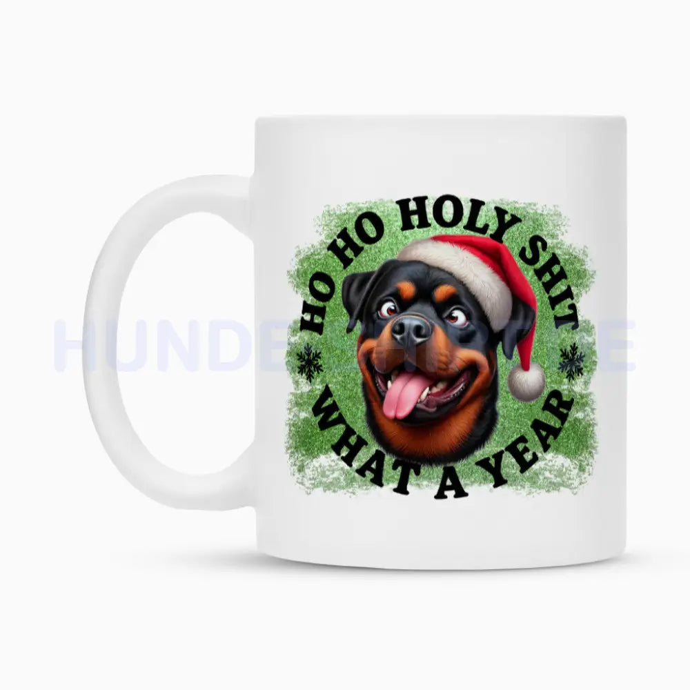 Tasse "Rottweiler - HO HO..." – hunde-shirt.de