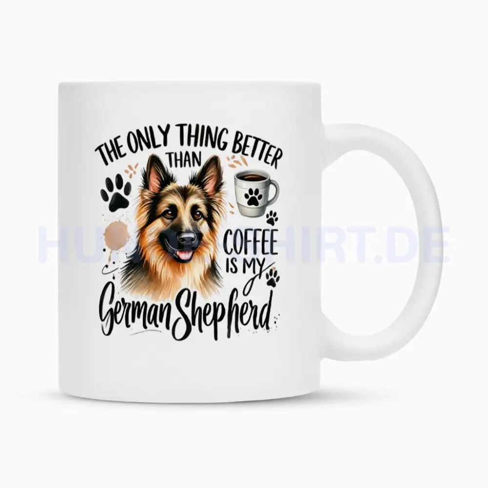 Tasse "Schäferhund - The only..." Weiß – hunde-shirt.de