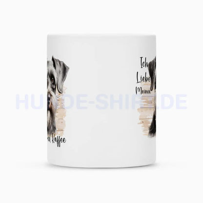 Tasse "Schnauzer ( dunkel ) - Ich liebe..." – hunde-shirt.de