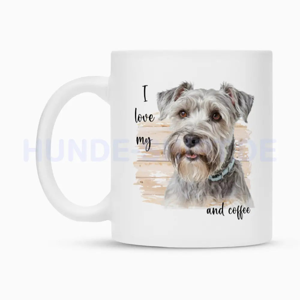 Tasse "Schnauzer - I love my..." – hunde-shirt.de