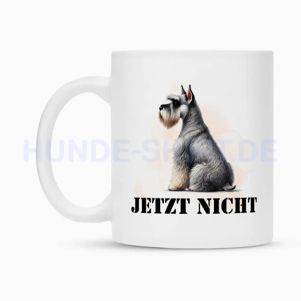 Tasse "Schnauzer - JETZT NICHT" – hunde-shirt.de