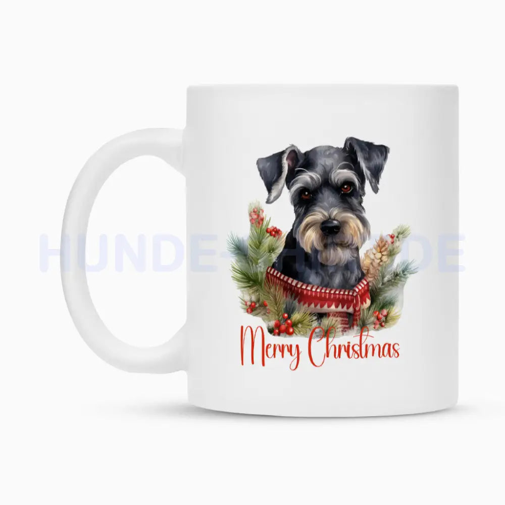 Tasse "Schnauzer - Merry Christmas" – hunde-shirt.de