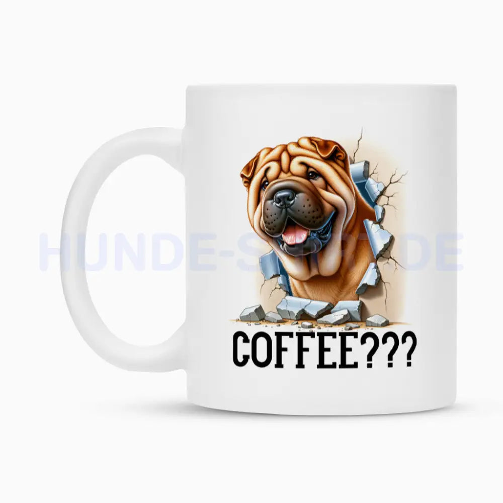 Tasse "Shar Pei - Coffee???" – hunde-shirt.de