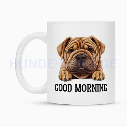 Tasse "Shar Pei - GOOD MORNING" – hunde-shirt.de