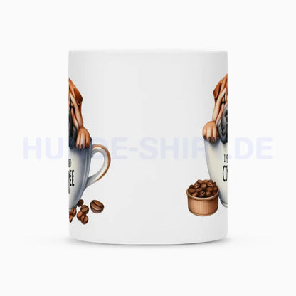 Tasse "Shar Pei - I need coffee" – hunde-shirt.de