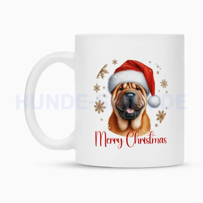 Tasse "Shar Pei - Merry Christmas" – hunde-shirt.de