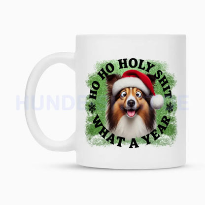 Tasse "Sheltie - HO HO..." – hunde-shirt.de