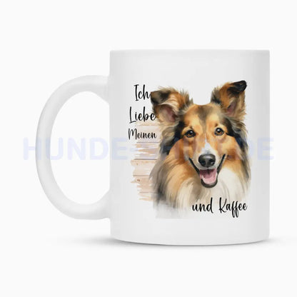 Tasse "Sheltie - Ich liebe..." – hunde-shirt.de