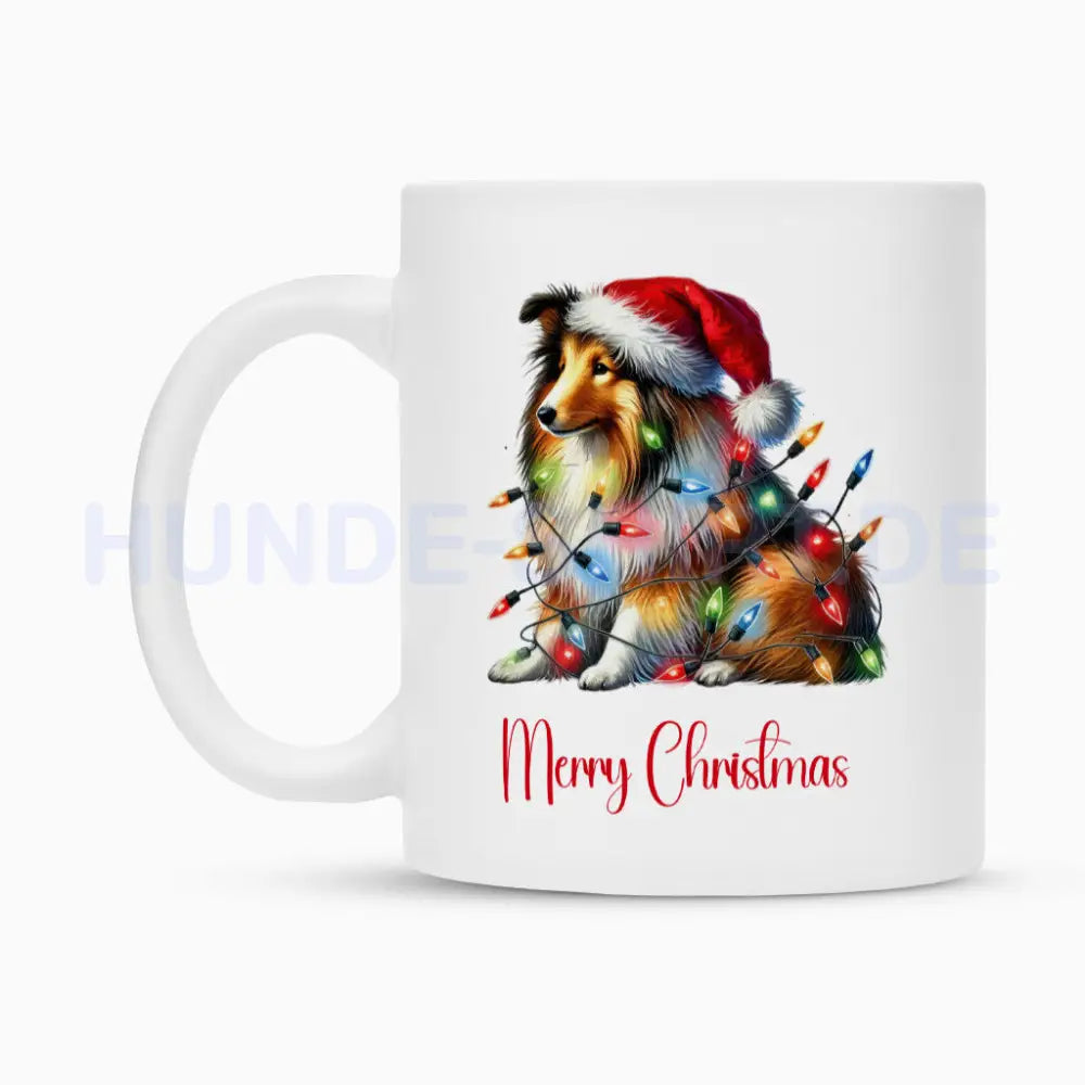 Tasse "Sheltie - Merry Christmas" – hunde-shirt.de