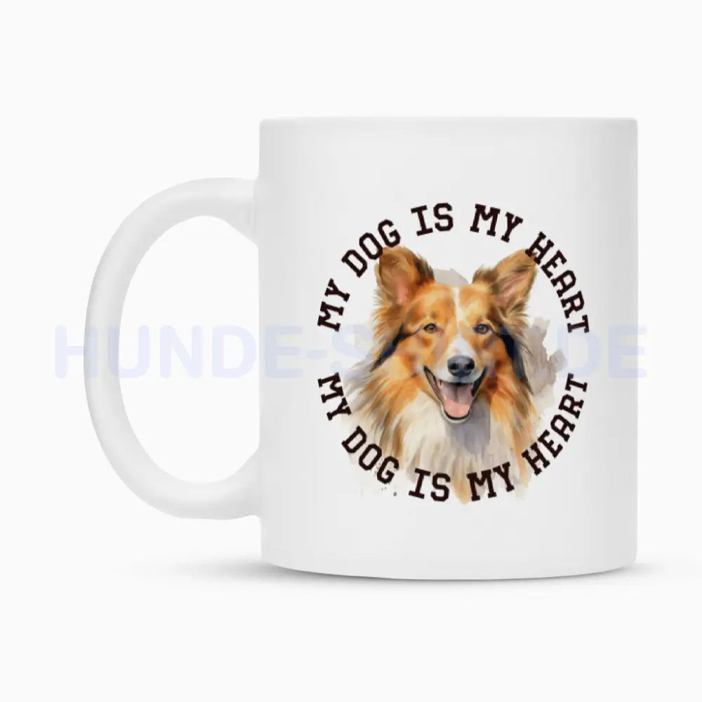 Tasse "Shetland Sheepdog HEART" – hunde-shirt.de