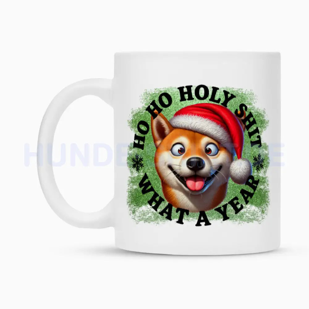 Tasse "Shiba Inu - HO HO..." – hunde-shirt.de