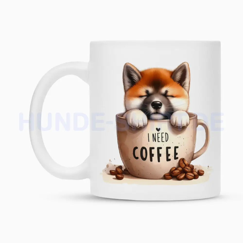 Tasse "Shiba Inu - I need..." – hunde-shirt.de