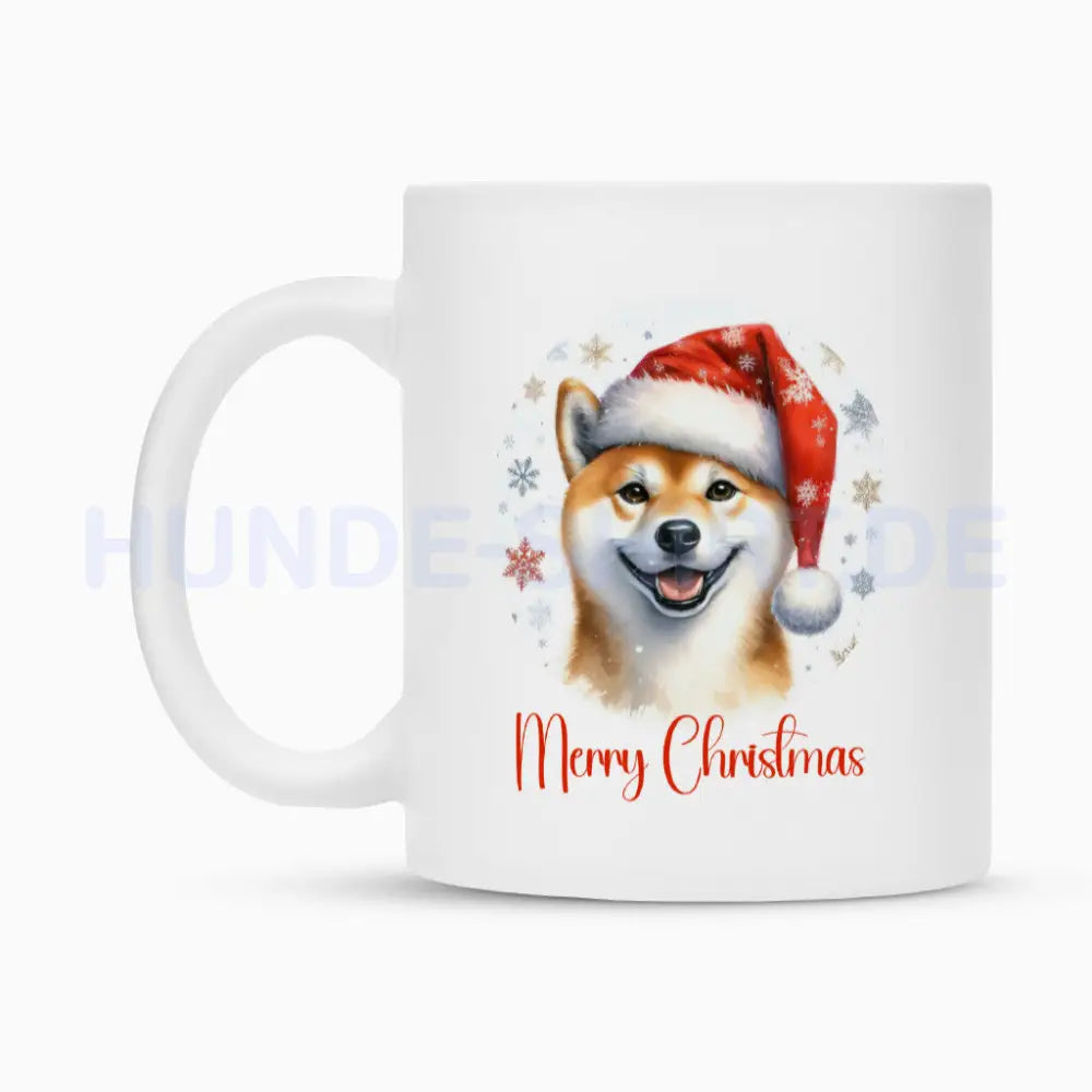 Tasse "Shiba Inu - Merry Christmas" – hunde-shirt.de