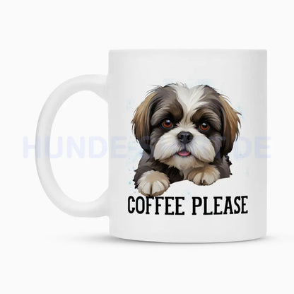 Tasse "Shih Tzu - Coffee please" – hunde-shirt.de