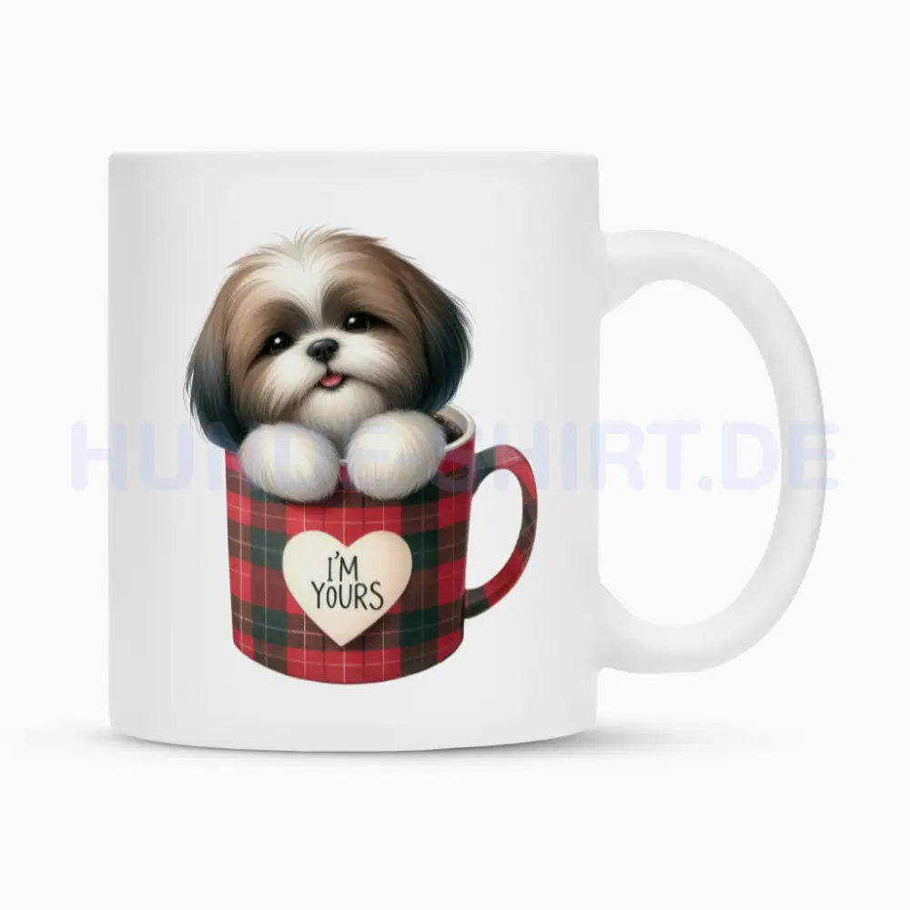 Tasse "Shih Tzu - I'm yours" Weiß – hunde-shirt.de