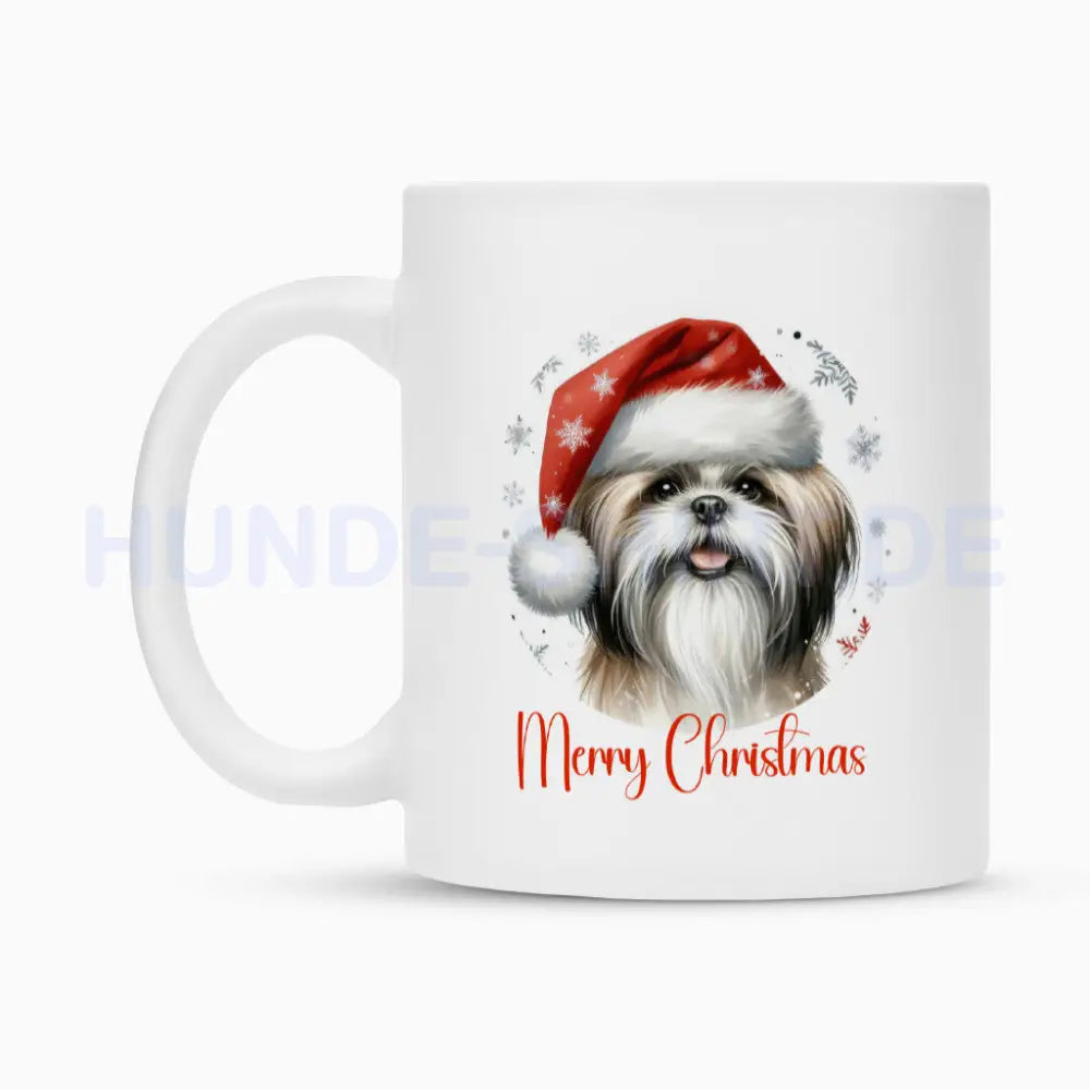 Tasse "Shih Tzu - Merry Christmas" – hunde-shirt.de