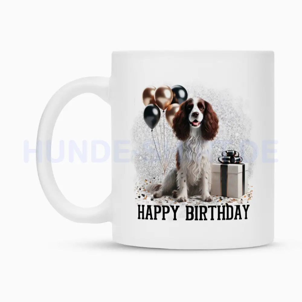 Tasse "Springer Spaniel - Happy Birthday" – hunde-shirt.de