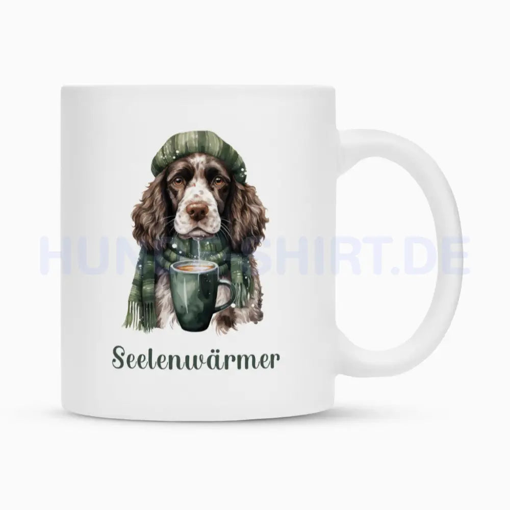 Tasse "Springer Spaniel - Seelenwärmer" Weiß – hunde-shirt.de