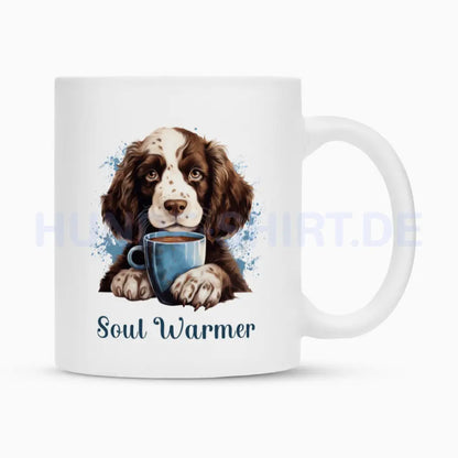 Tasse "Springer Spaniel - Soul Warmer" Weiß – hunde-shirt.de