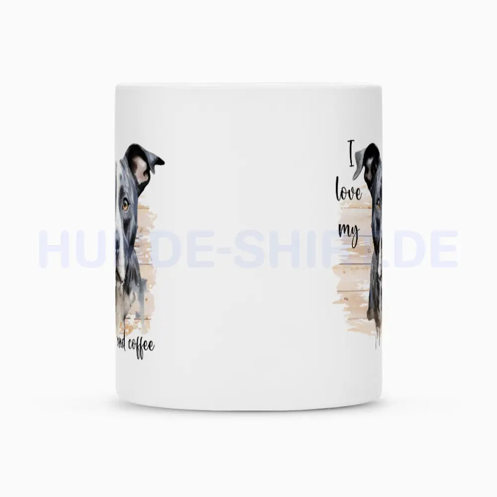 Tasse "Staffordshire Bull Terrier - I love..." – hunde-shirt.de