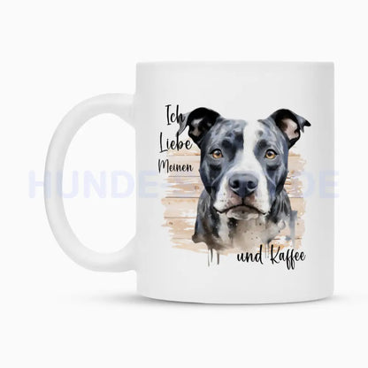 Tasse "Staffordshire Bull Terrier - Ich liebe..." – hunde-shirt.de