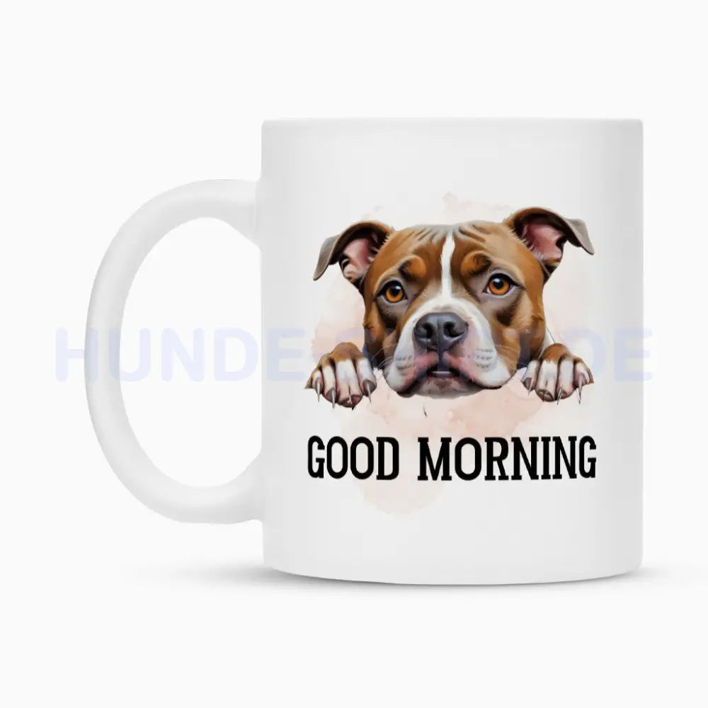 Tasse "Staffordshire Terrier - Good Morning" – hunde-shirt.de