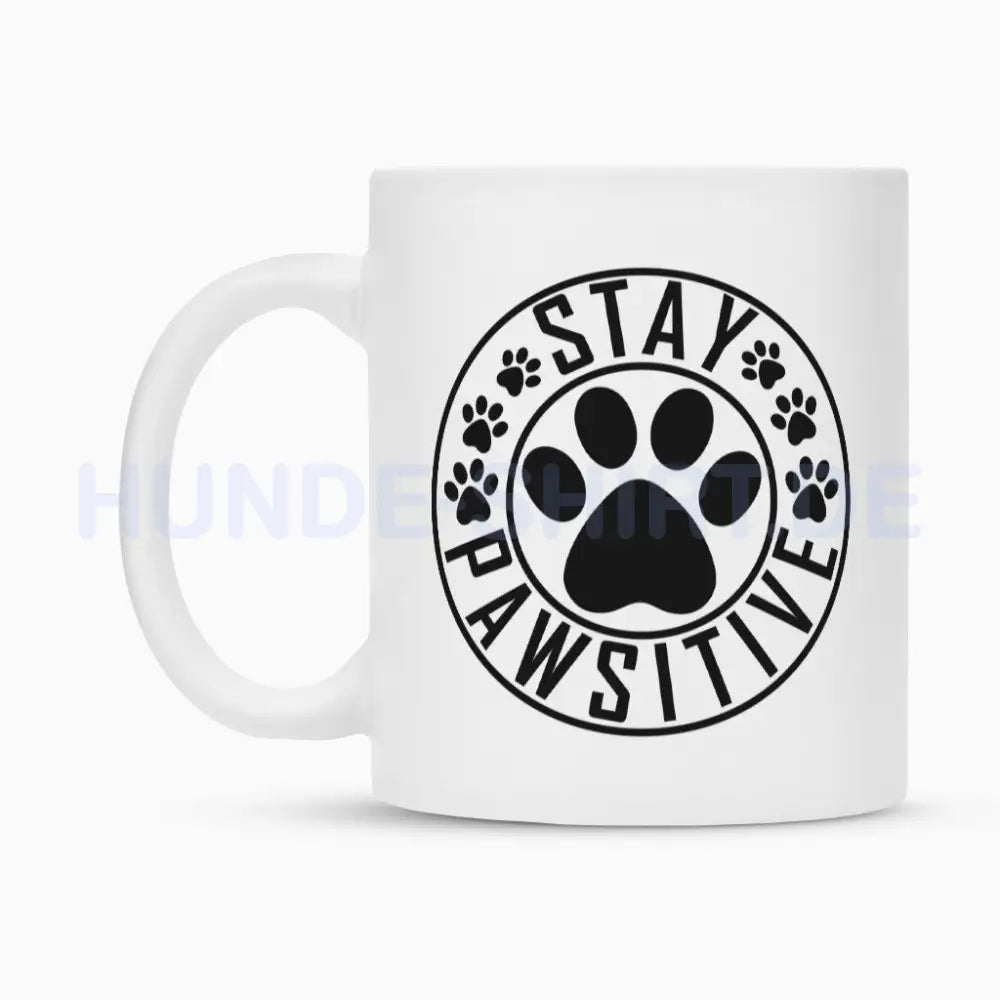 Tasse "Stay PAWsitive" – hunde-shirt.de