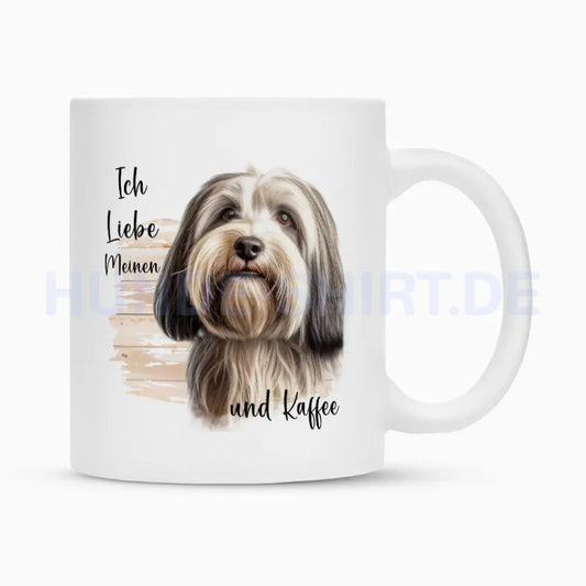 Tasse "Tibet Terrier - Ich liebe...2" Weiß – hunde-shirt.de