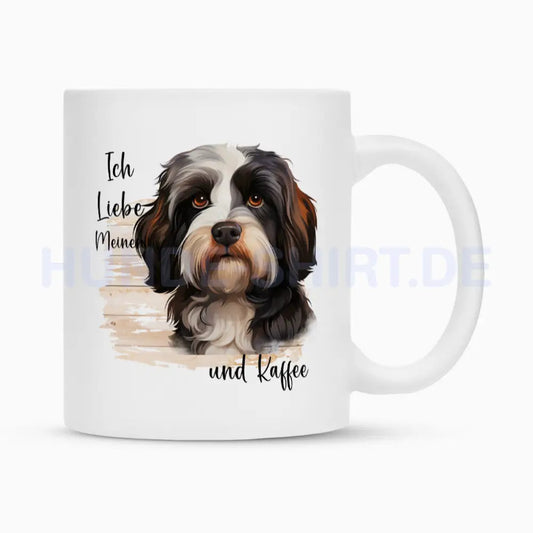 Tasse "Tibet Terrier - Ich liebe..." Weiß – hunde-shirt.de